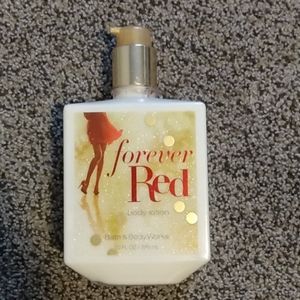 Bath and body works forever red body lotion